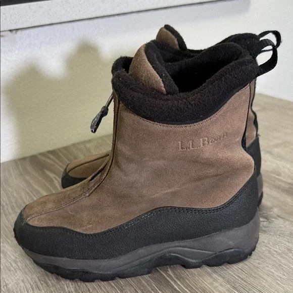 L.L. Bean Brown and Black Winter Boots - Picture 3 of 7